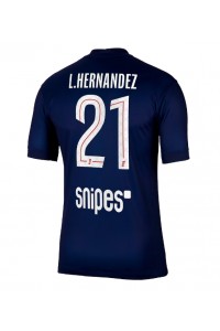 Paris Saint-Germain Lucas Hernandez #21 Jalkapallovaatteet Kotipaita 2025-26 Lyhythihainen